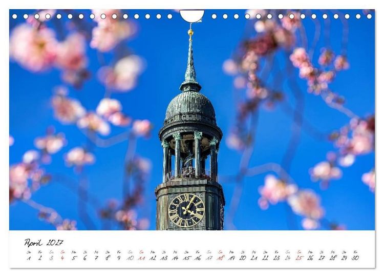 Produktbild: Mit Hamburg durchs Jahr 2027 (Wandkalender 2027 DIN A4 quer), CALVENDO Monatskalender