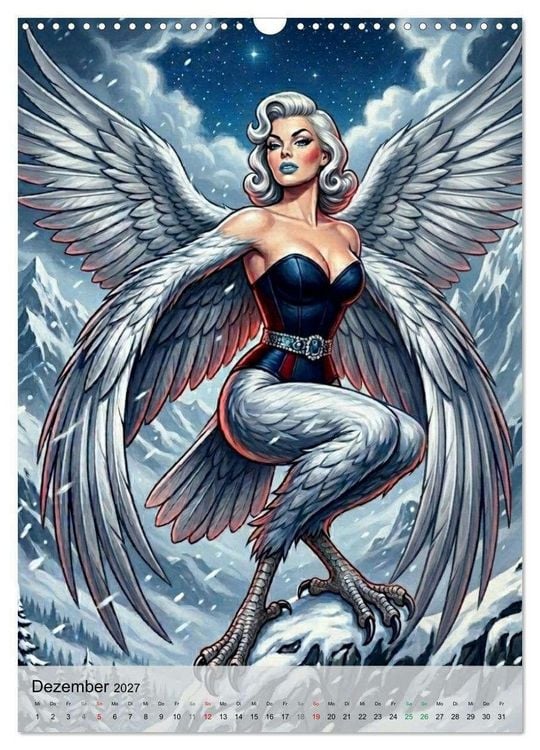 Produktbild: Monster-Girls (Wandkalender 2027 DIN A3 hoch), CALVENDO Monatskalender