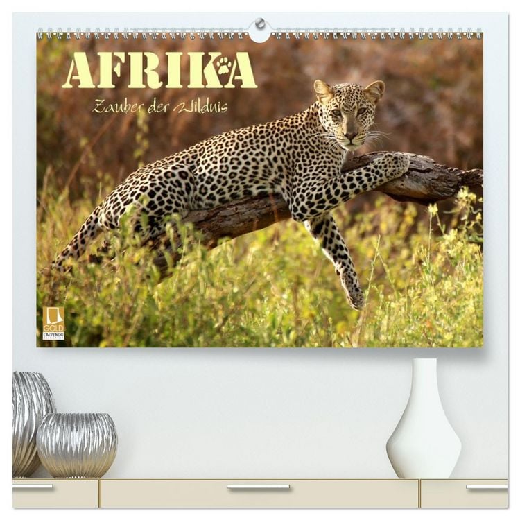Produktbild: Afrika - Zauber der Wildnis (hochwertiger Premium Wandkalender 2026 DIN A2 quer), Kunstdruck in Hochglanz