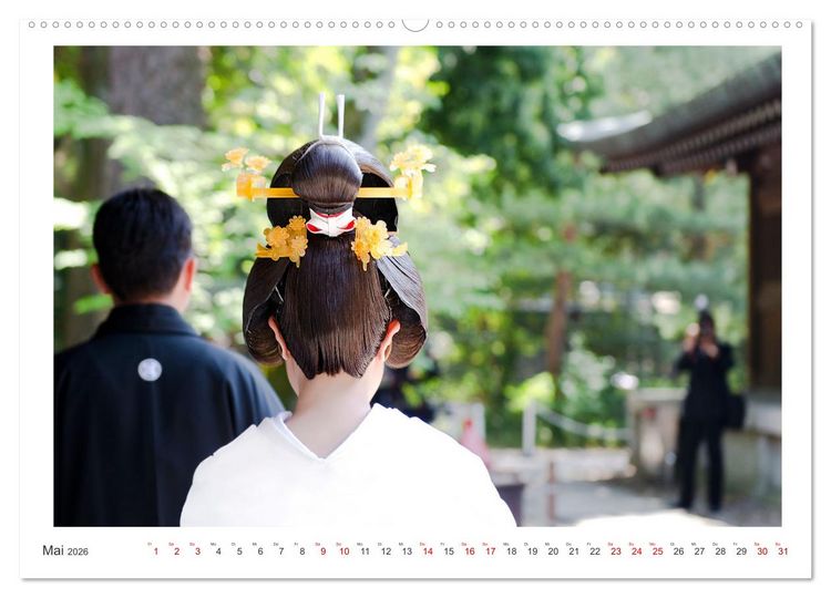 Produktbild: Menschen in Japan (hochwertiger Premium Wandkalender 2026 DIN A2 quer), Kunstdruck in Hochglanz