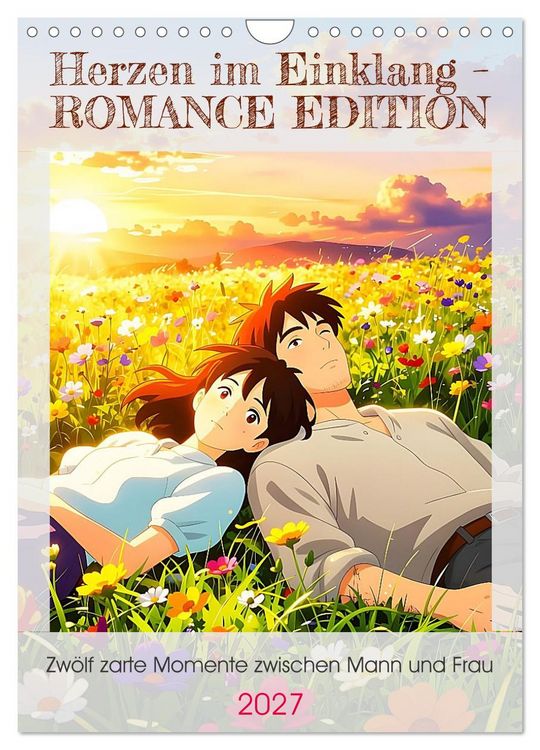 Produktbild: Herzen im Einklang &ndash; ROMANCE EDITION (Wandkalender 2027 DIN A4 hoch), CALVENDO Monatskalender