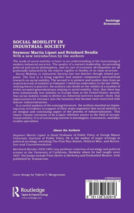 Produktbild: Social Mobility in Industrial Society