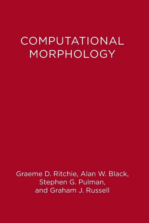 Produktbild: Computational Morphology