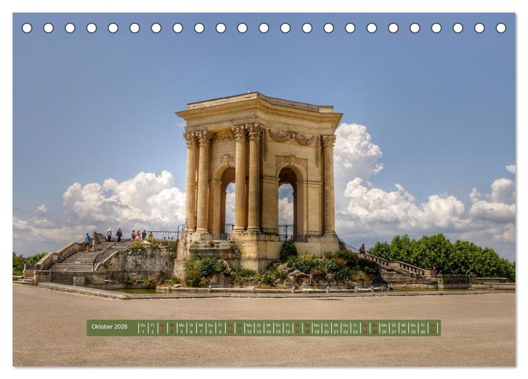 Produktbild: S&uuml;dfrankreich - Rund um Montpellier (Tischkalender 2026 DIN A5 quer), CALVENDO Monatskalender