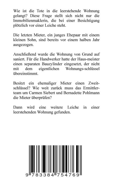 Produktbild: Der Tod sucht eine Wohnung - Obdachlos, Umzug, Leere Wohnung, Obduktion, Verein, Drogen, Prostitution, Erw&uuml;rgen, Posttraumatische Belastungsst&ouml;rung, B