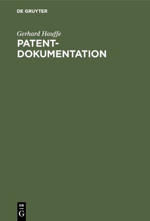 Produktbild: Patentdokumentation