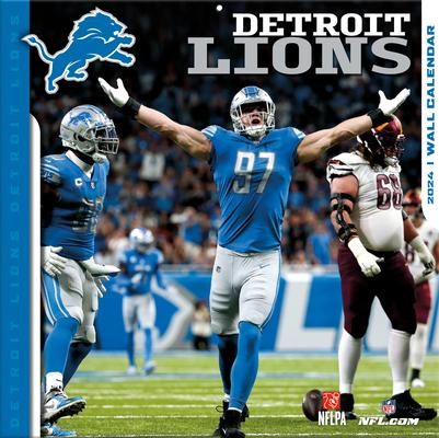 Produktbild: Detroit Lions 2024 12x12 Team Wall Calendar