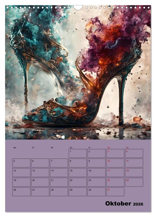 Produktbild: Verzaubert durch High Heels &ndash; Ein Kalender f&uuml;r Schuhliebhaber (Wandkalender 2026 DIN A3 hoch), CALVENDO Monatskalender