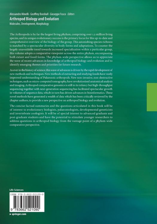 Produktbild: Arthropod Biology and Evolution