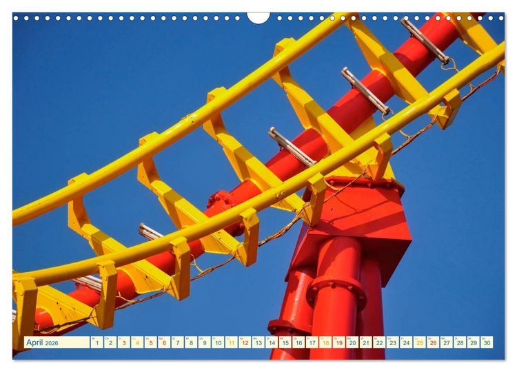 Produktbild: Achterbahn - extrem (Wandkalender 2026 DIN A3 quer), CALVENDO Monatskalender