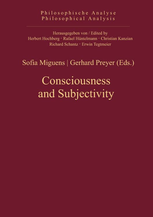 Produktbild: Consciousness and Subjectivity