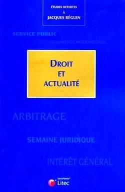 Produktbild: Droit et actualite