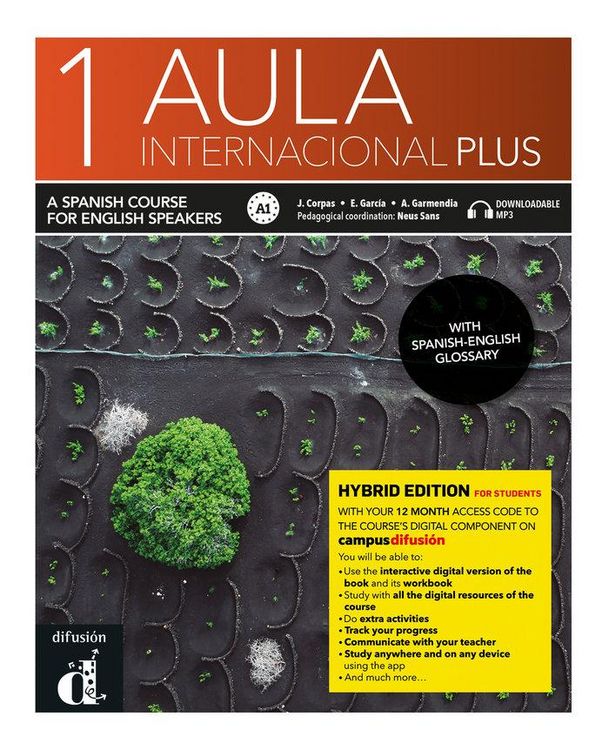 Produktbild: Aula internacional Plus 1 - Edicion hibrida - Edicion inglesa - Libro del alumno A1 + MP3