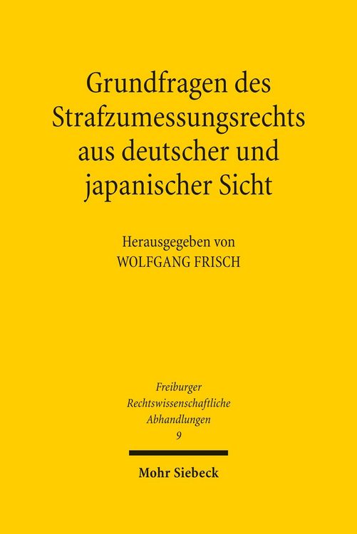 Produktbild: Grundfragen des Strafzumessungsrechts aus deutscher und japanischer Sicht
