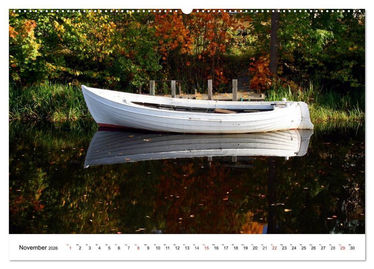 Produktbild: Bootsansichten (Wandkalender 2026 DIN A2 quer), CALVENDO Monatskalender