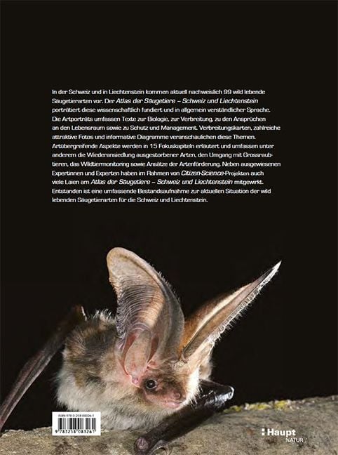 Produktbild: Atlas der S&auml;ugetiere &ndash; Schweiz und Liechtenstein