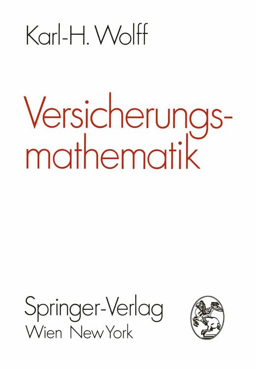 Produktbild: Versicherungsmathematik