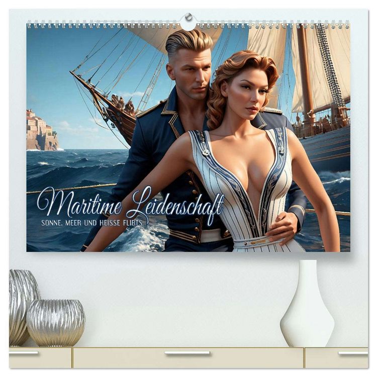 Produktbild: Maritime Leidenschaft - Sonne, Meer und hei&szlig;e Flirts (hochwertiger Premium Wandkalender 2026 DIN A2 quer), Kunstdruck in Hochglanz