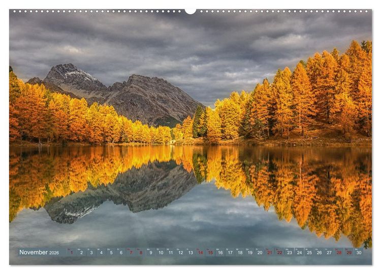 Produktbild: Bergstille - Landschaften, die ber&uuml;hren (hochwertiger Premium Wandkalender 2026 DIN A2 quer), Kunstdruck in Hochglanz