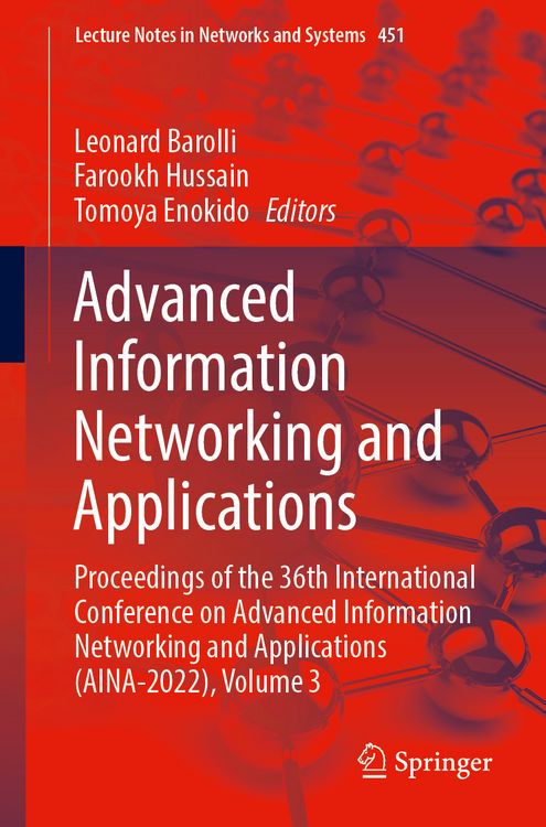 Produktbild: Advanced Information Networking and Applications