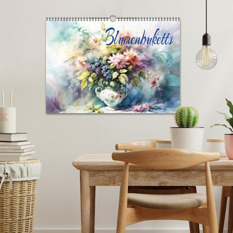 Produktbild: Blumenbuketts (Wandkalender 2026 DIN A3 quer), CALVENDO Monatskalender