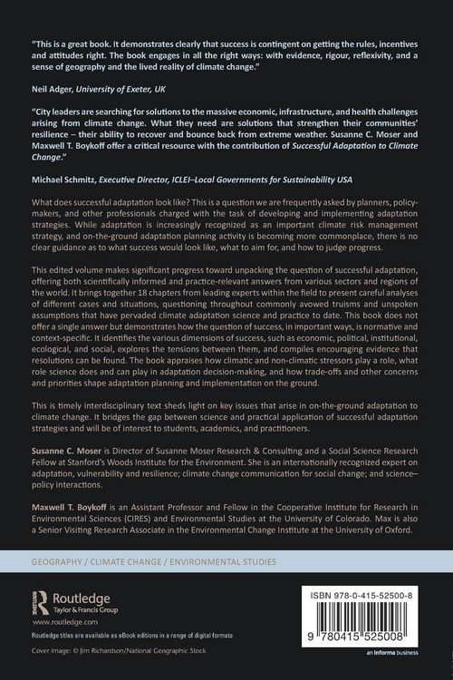 Produktbild: Successful Adaptation to Climate Change