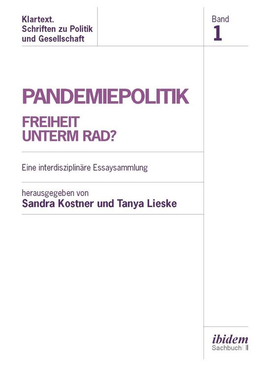 Produktbild: Pandemiepolitik. Freiheit unterm Rad?