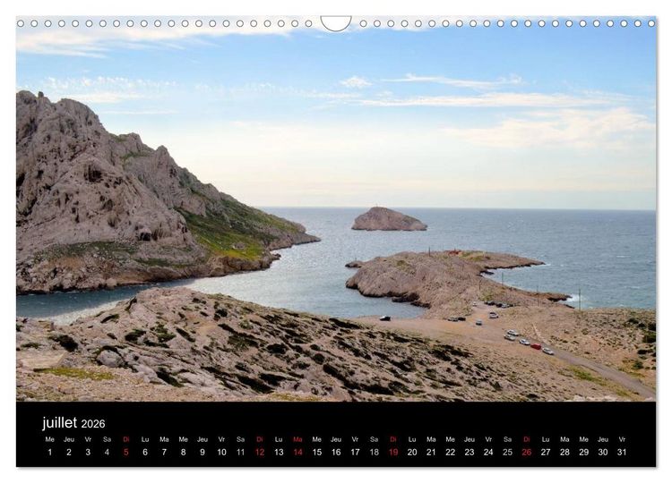 Produktbild: MARSEILLE (Calendrier mural 2026 DIN A3 vertical), CALVENDO calendrier mensuel