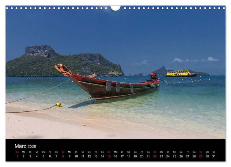 Produktbild: Koh Samui (Wandkalender 2026 DIN A3 quer), CALVENDO Monatskalender