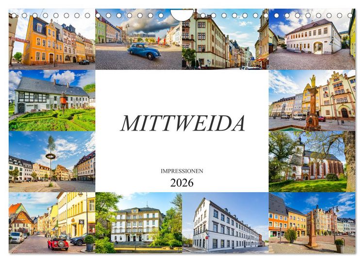Produktbild: Mittweida Impressionen (Wandkalender 2026 DIN A4 quer), CALVENDO Monatskalender