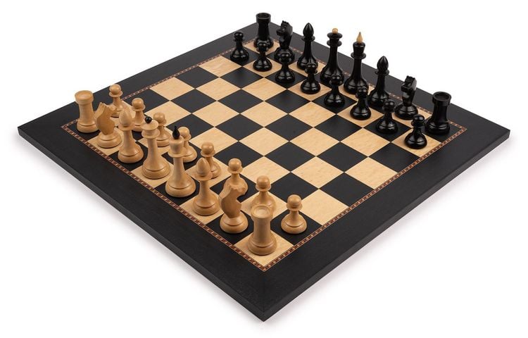 Produktbild: Philos 2530 - Schachset Gambit Deluxe, Feld 50 mm, Holz, Ferrer World-Class