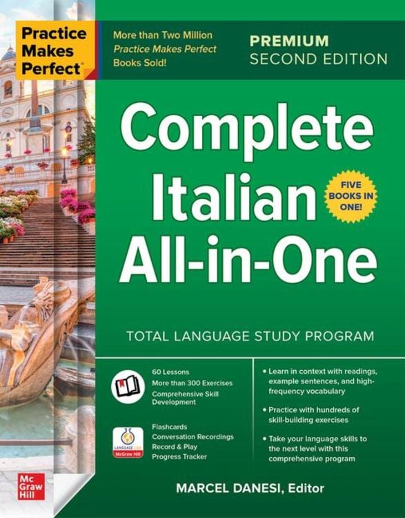 Produktbild: Practice Makes Perfect: Complete Italian All-In-One, Premium