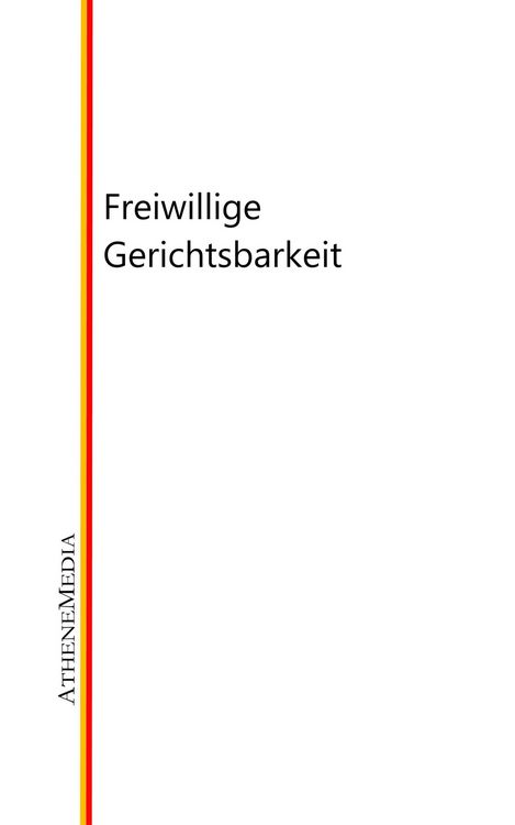Produktbild: Freiwillige Gerichtsbarkeit