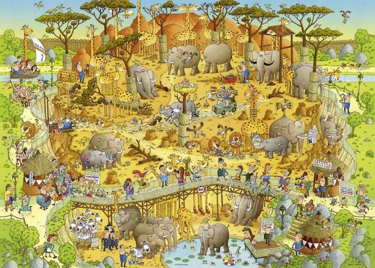 Produktbild: African Habitat Puzzle