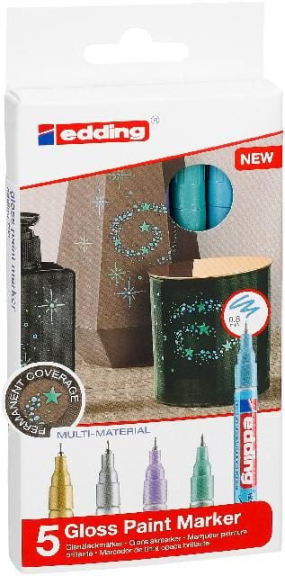 Produktbild: edding 780 Glanzlackmarker 5er Set spezial