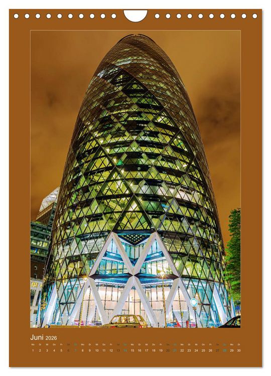 Produktbild: High-Tech-Architektur (Wandkalender 2026 DIN A4 hoch), CALVENDO Monatskalender