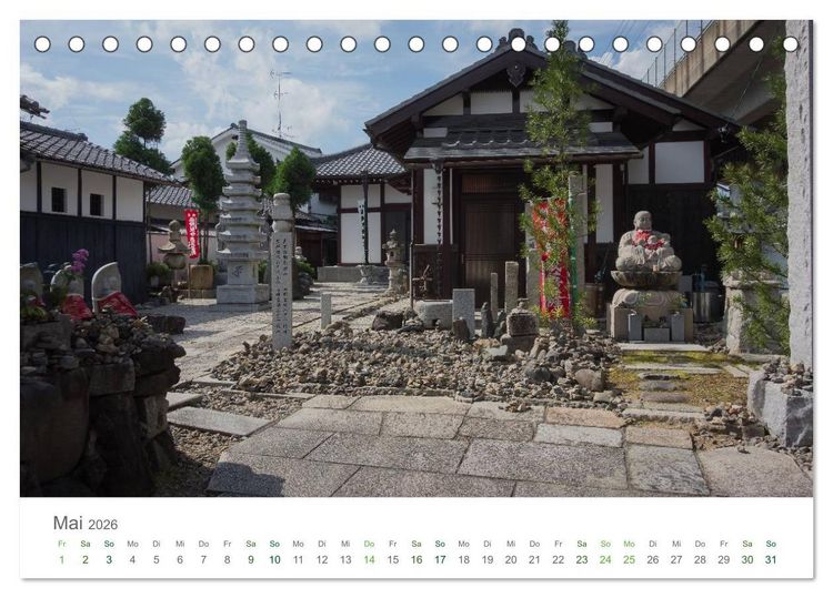 Produktbild: Japan - Orte der Stille (Tischkalender 2026 DIN A5 quer), CALVENDO Monatskalender
