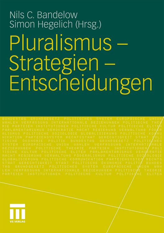 Produktbild: Pluralismus - Strategien - Entscheidungen