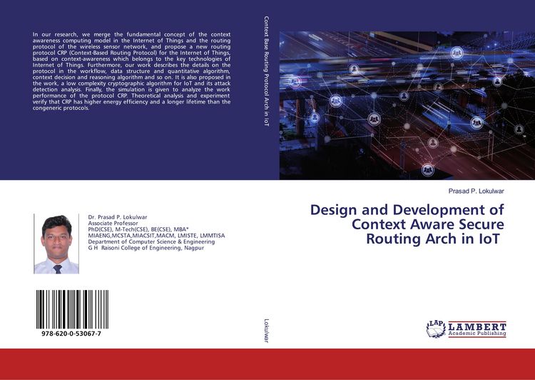 Produktbild: Design and Development of Context Aware Secure Routing Arch in IoT