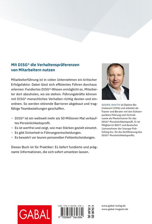 Produktbild: F&uuml;hren mit dem DISG&reg;-Pers&ouml;nlichkeitsprofil