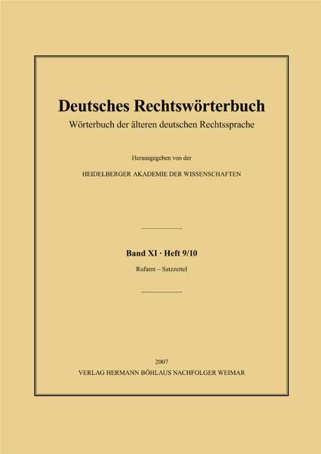 Produktbild: Deutsches Rechtsw&ouml;rterbuch