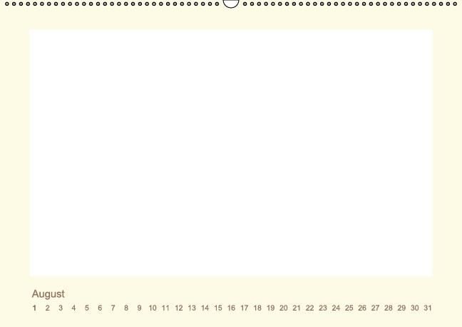 Produktbild: Immerw&auml;hrender Kalender zum selber Gestalten (Wandkalender immerw&auml;hrend DIN A4 quer)