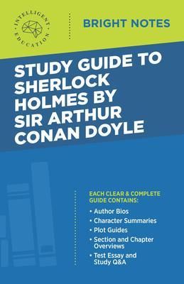Produktbild: Study Guide to Sherlock Holmes by Sir Arthur Conan Doyle