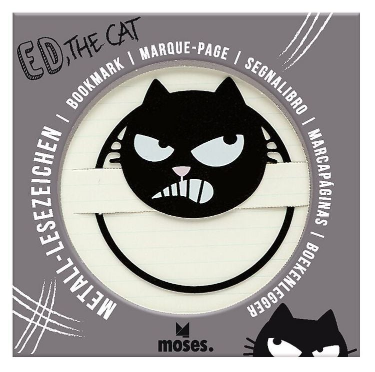 Produktbild: Ed, the Cat Metall-Lesezeichen