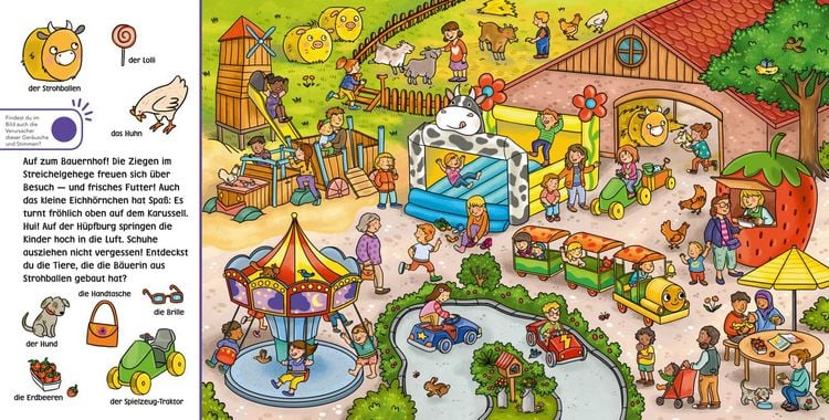 Produktbild: Hör mal (Soundbuch): Wimmelbuch: Spielplatz