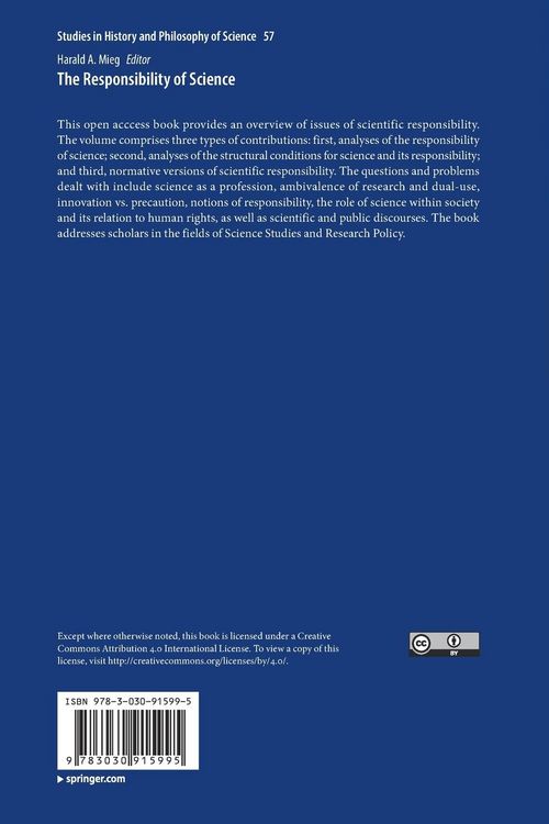 Produktbild: The Responsibility of Science