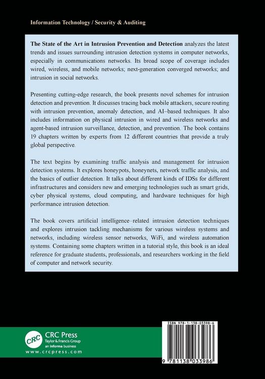 Produktbild: The State of the Art in Intrusion Prevention and Detection