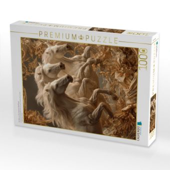 Produktbild: CALVENDO Puzzle Ein Motiv aus dem Kalender Edle Pferde | 1000 Teile Lege-Gr&ouml;&szlig;e 64x48cm Foto-Puzzle f&uuml;r gl&uuml;ckliche Stunden