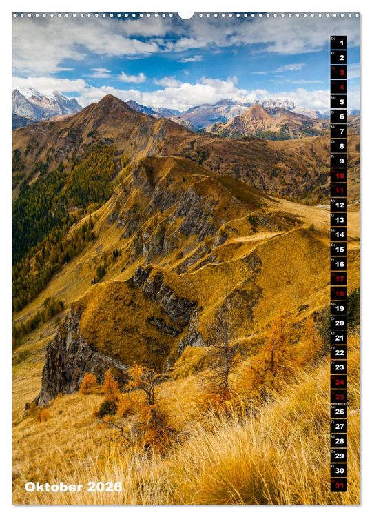 Produktbild: Dolomiten. Italien (Wandkalender 2026 DIN A2 hoch), CALVENDO Monatskalender