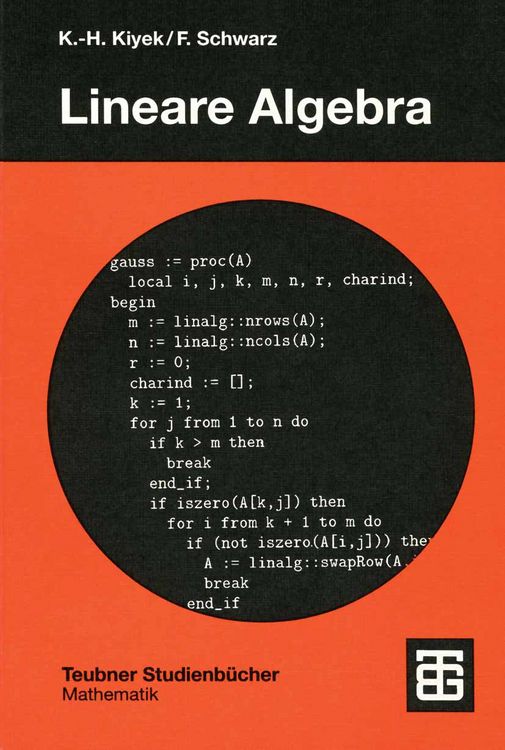 Produktbild: Lineare Algebra